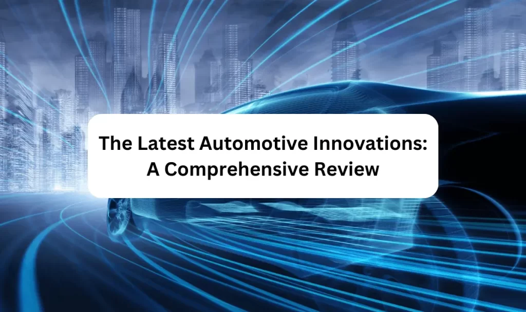 automotive innovations